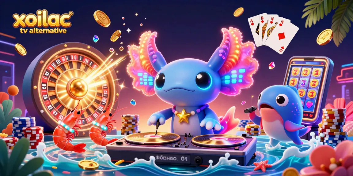 Experience the exciting world with xoilac tv alternative, showcasing vibrant gaming elements and dynamic characters.