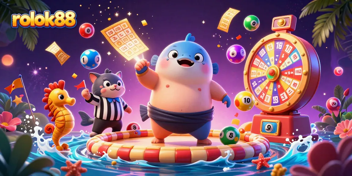 Engage with rokok88's thrilling lottery action depicted through vibrant underwater casino elements.