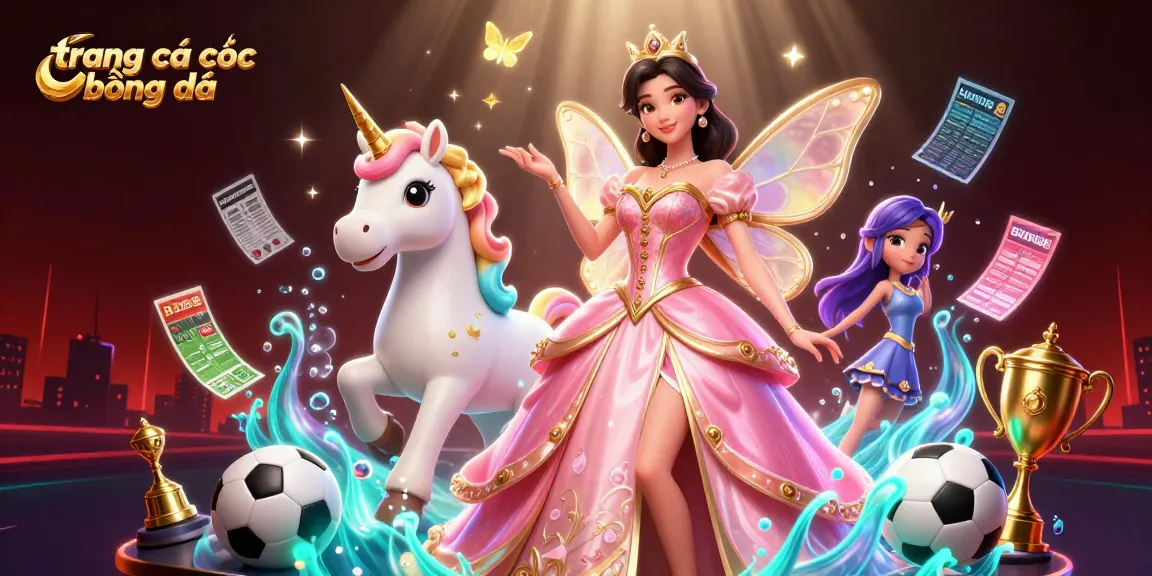 Engage in thrilling sports betting at trang cá cược bóng đá with this vibrant 3D illustration.